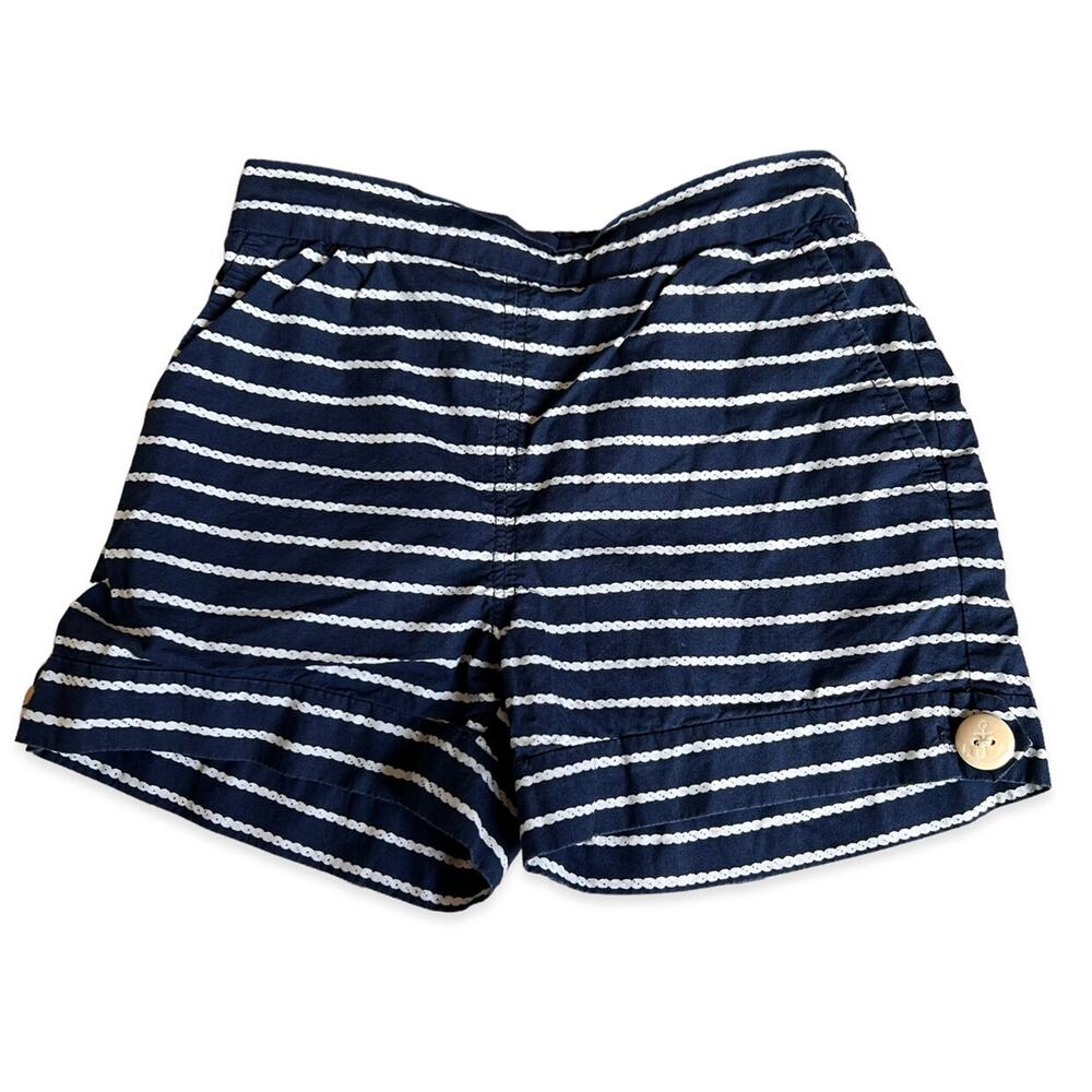 Crewcuts Navy Blue Striped Shorts